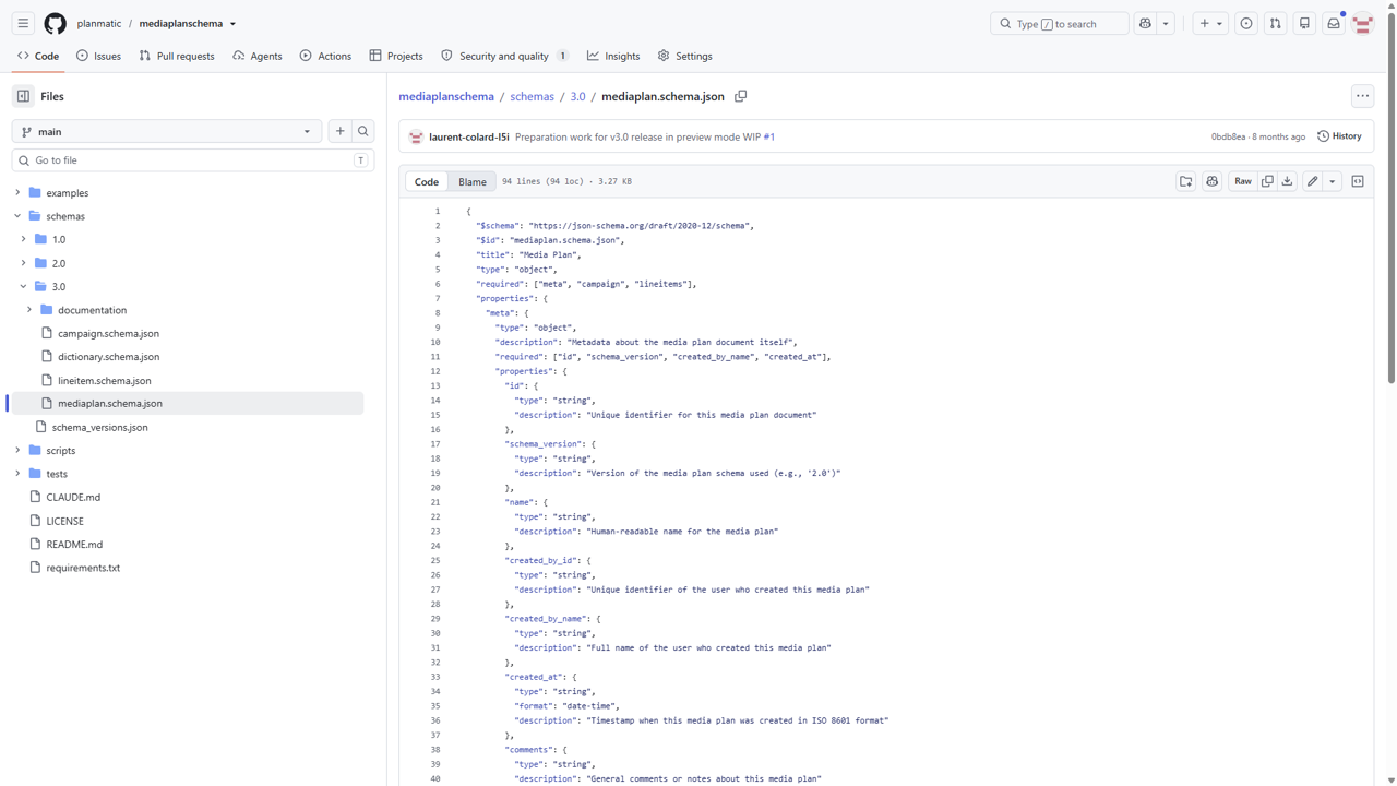 Open Data Standard